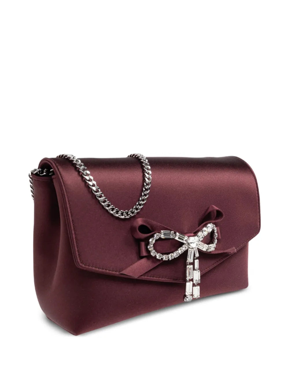 Jimmy Choo Mini Bow Detail Shoulder Bag — Same as shown — Size One Size — Back View