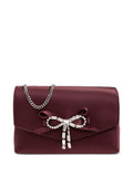 Jimmy Choo Mini Bow Detail Shoulder Bag — Same as shown — Size One Size — Front View