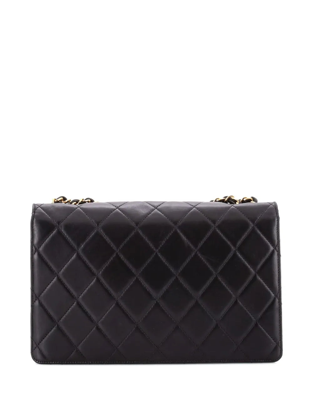 Chanel Pre Owned Golden Class Flap Bag Quilted Lambskin Large Shoulder Bag — Same as shown — Size One Size — Side View