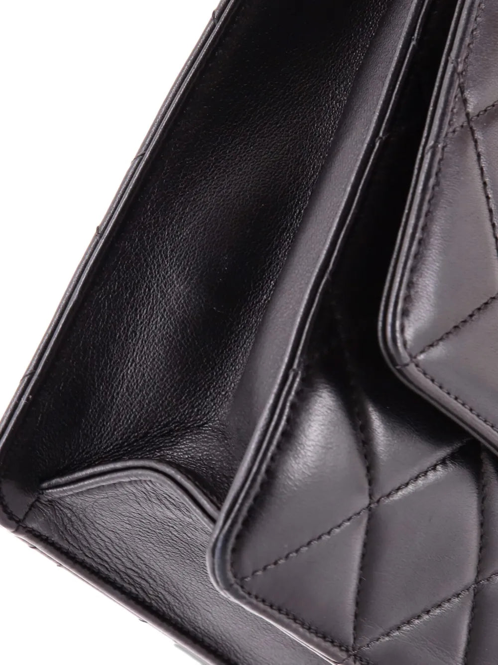 Chanel Pre Owned Golden Class Flap Bag Quilted Lambskin Large Shoulder Bag — Same as shown — Size One Size — Detail View