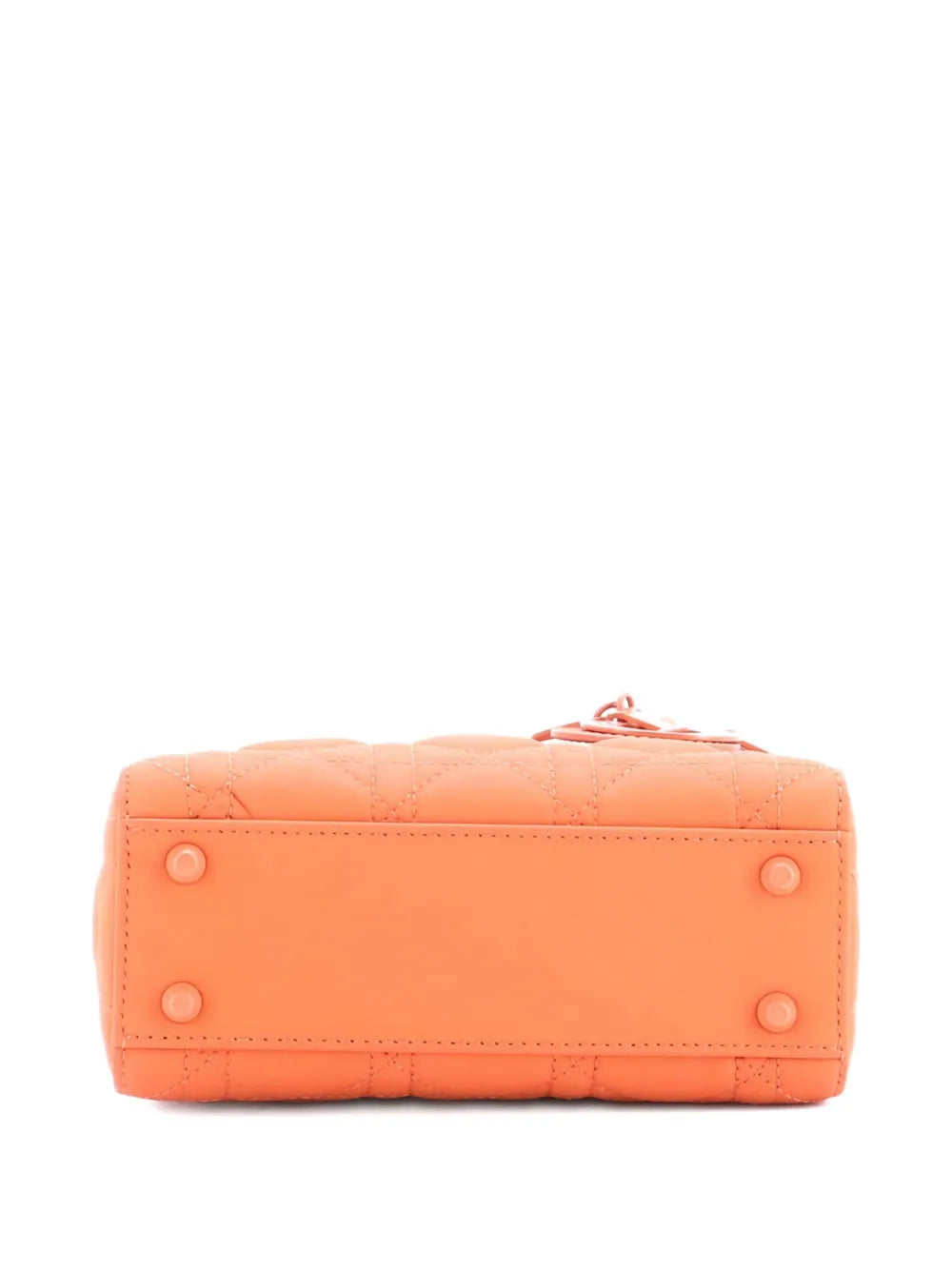 Christian Dior Pre Owned Ultra Matte Lady Dior Chain Bag Cannage Quilt Calfskin Mini Shoulder Bag — Same as shown — Size One Size — Back View