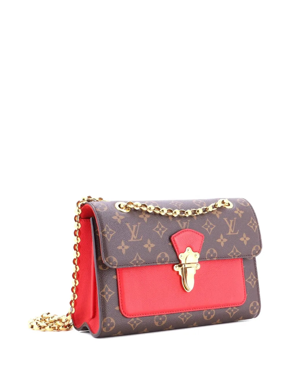 Louis Vuitton Pre Owned Victoire Handbag Monogram Canvas And Leather Shoulder Bag — Same as shown — Size One Size — Back View