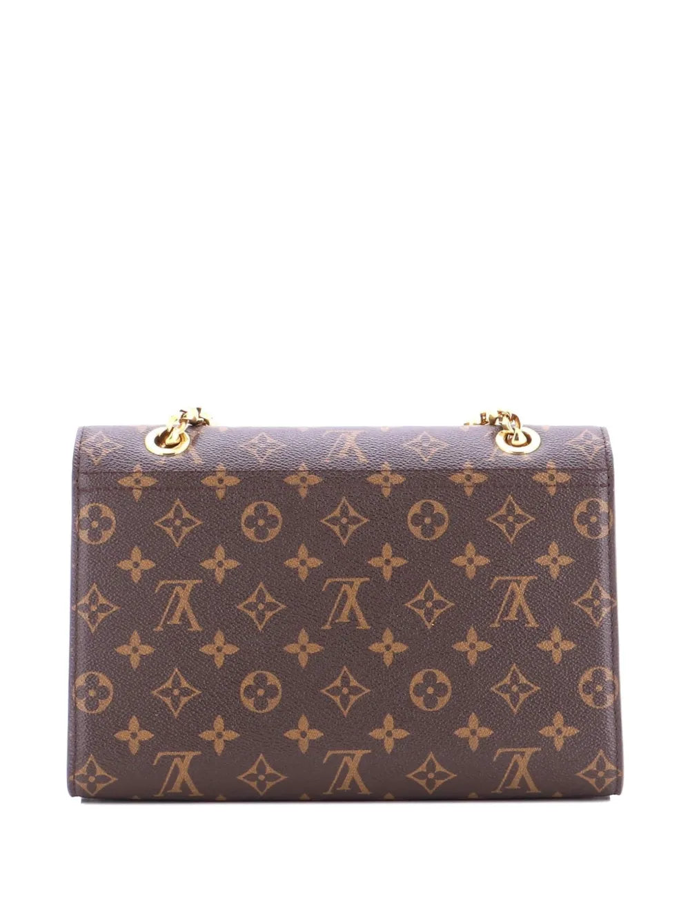 Louis Vuitton Pre Owned Victoire Handbag Monogram Canvas And Leather Shoulder Bag — Same as shown — Size One Size — Side View