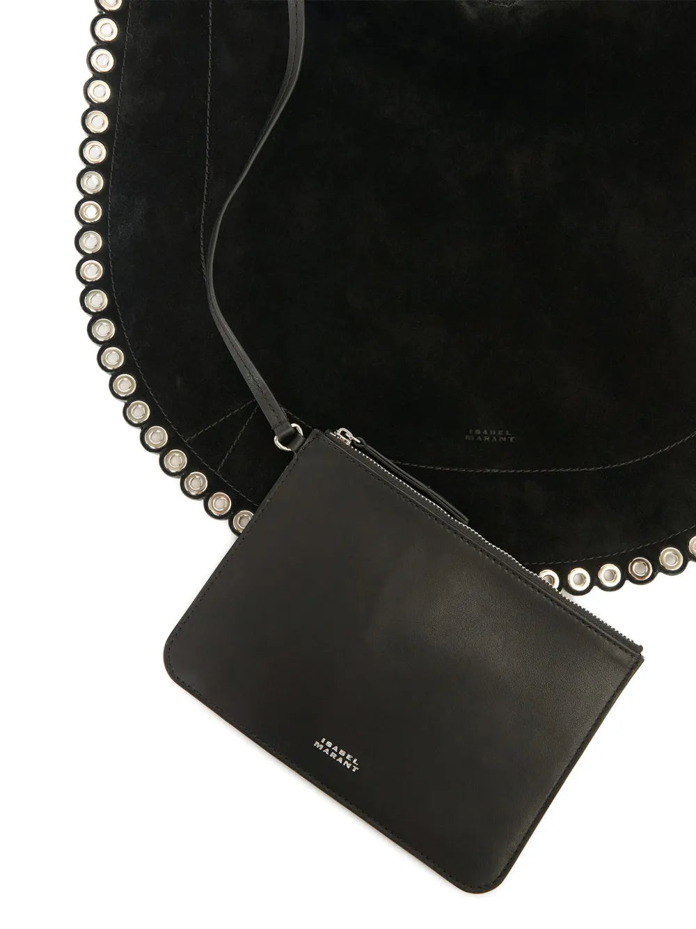 Isabel Marant Oskan Soft Studded Shoulder Bag — Same as shown — Size One Size — Detail View