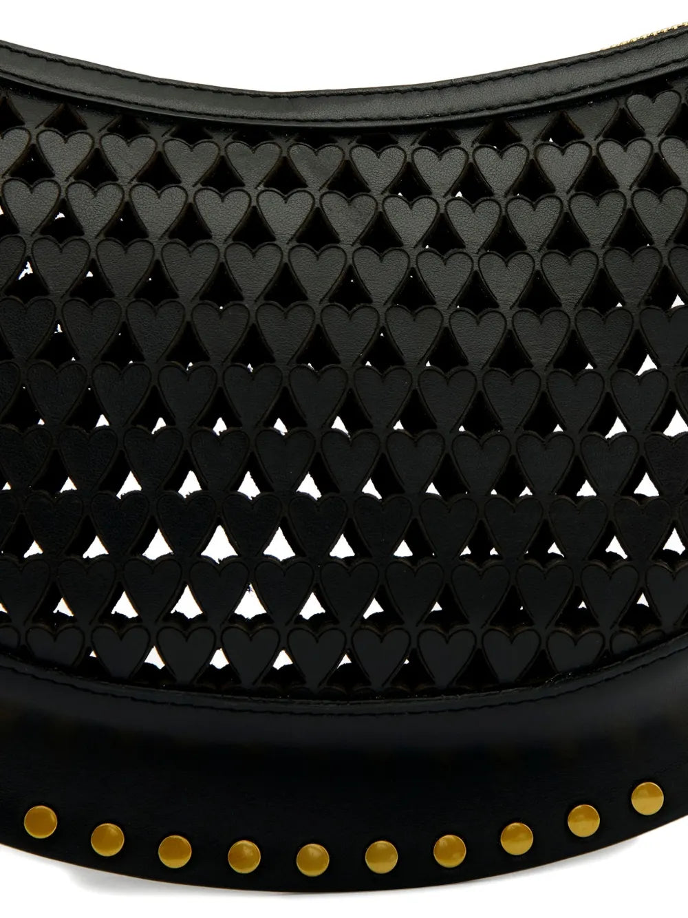 Isabel Marant Oskan Moon Leather Shoulder Bag — Same as shown — Size One Size — Detail View