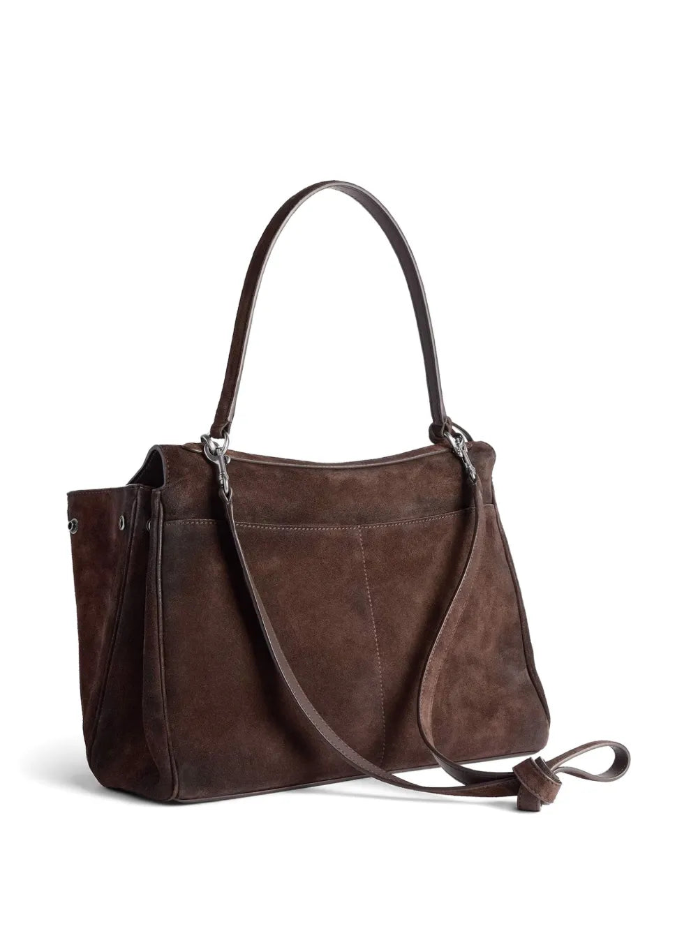 Balenciaga Rodeo Top Handle Suede Bag — Same as shown — Size One Size — Back View
