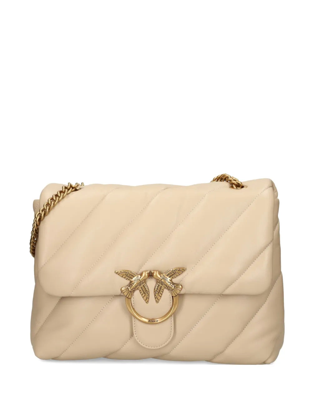 Pinko Medium Love Puff Chain Strap Shoulder Bag — Same as shown — Size One Size — Front View