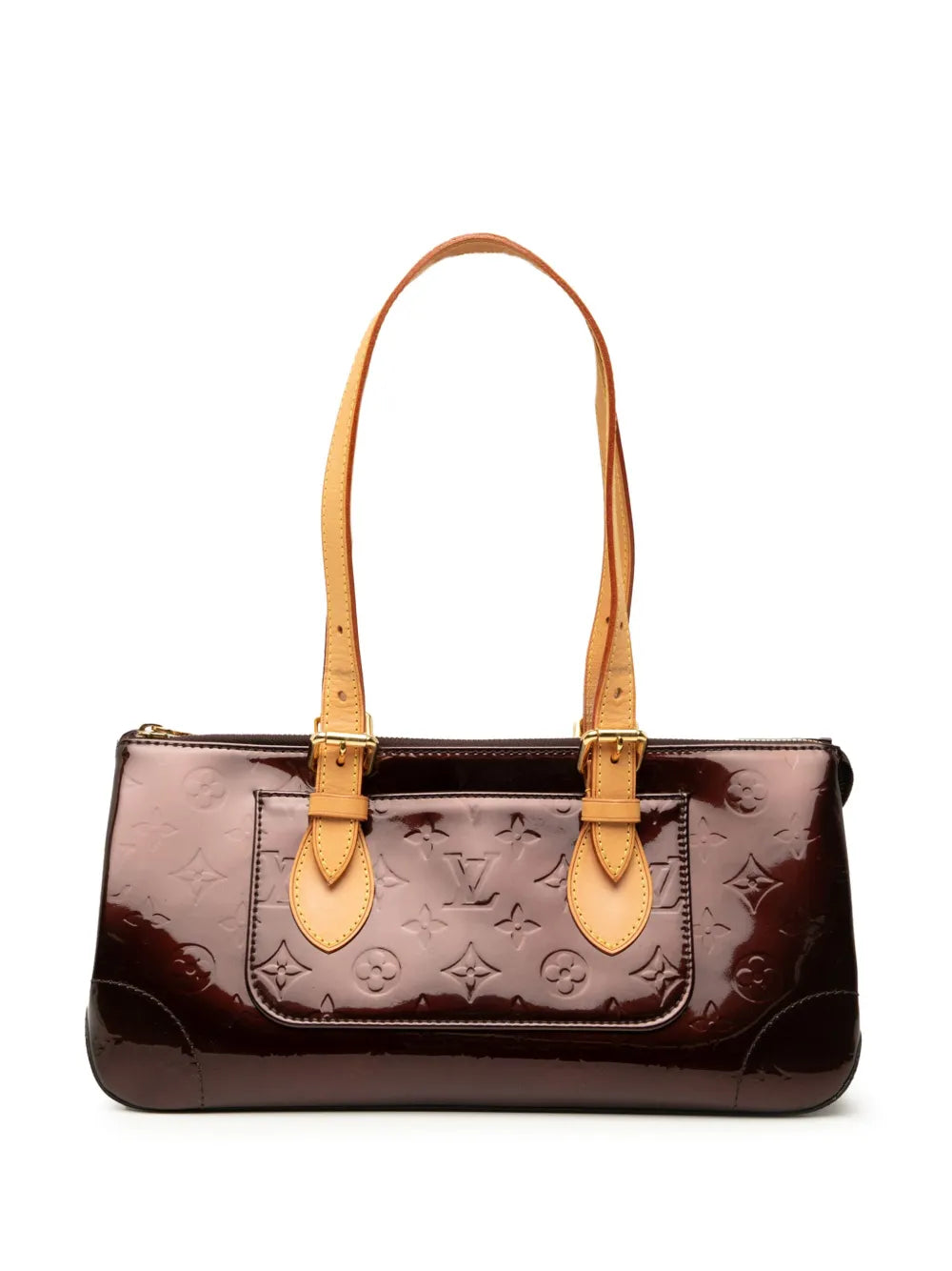 Louis Vuitton Pre Owned 2008 Monogram Vernis Rosewood Avenue Shoulder Bag — Same as shown — Size One Size — Front View
