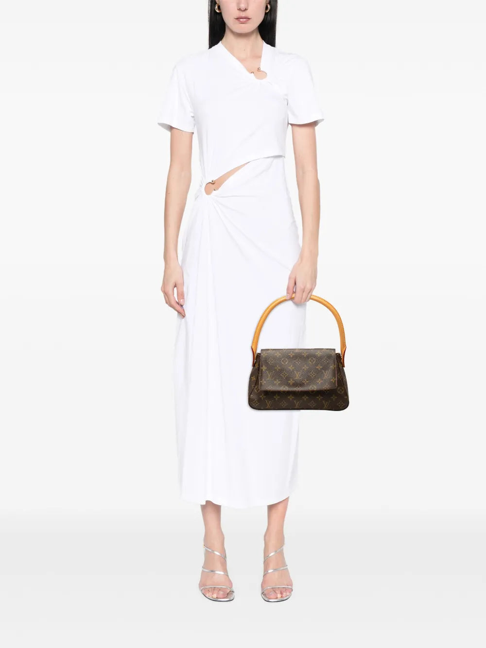 Louis Vuitton Pre Owned 2002 Monogram Mini Looping Shoulder Bag — Same as shown — Size One Size — Side View