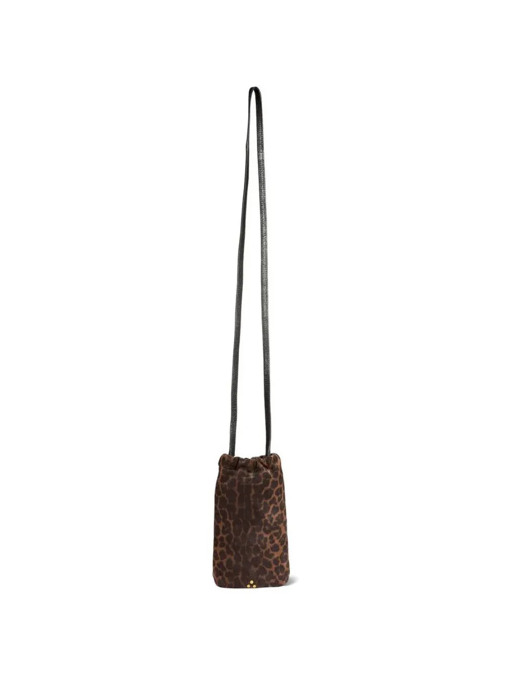 Jerome Dreyfuss Gordi Leopard Print Shoulder Bag — Same as shown — Size One Size — Front View