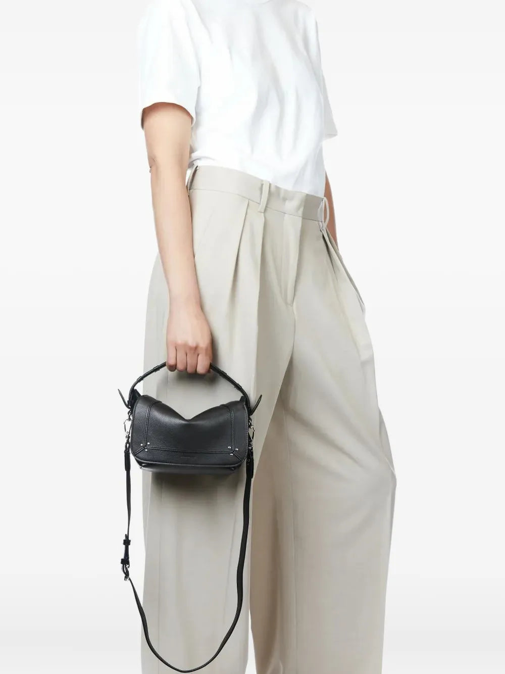 Jerome Dreyfuss S Pepito Leather Tote Bag — Same as shown — Size One Size — Side View