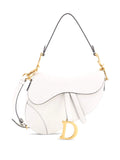 Christian Dior Pre Owned Saddle Handbag With Strap Leather Medium Shoulder Bag — Same as shown — Size One Size — Front View