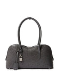 Stella Mccartney Ryder Ostrich Effect Padlock Shoulder Bag — Same as shown — Size One Size — Front View