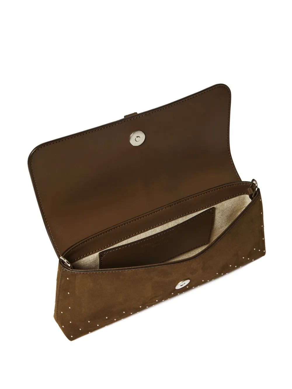 Stella Mccartney Studded Lock Shoulder Bag — Same as shown — Size One Size — Top View