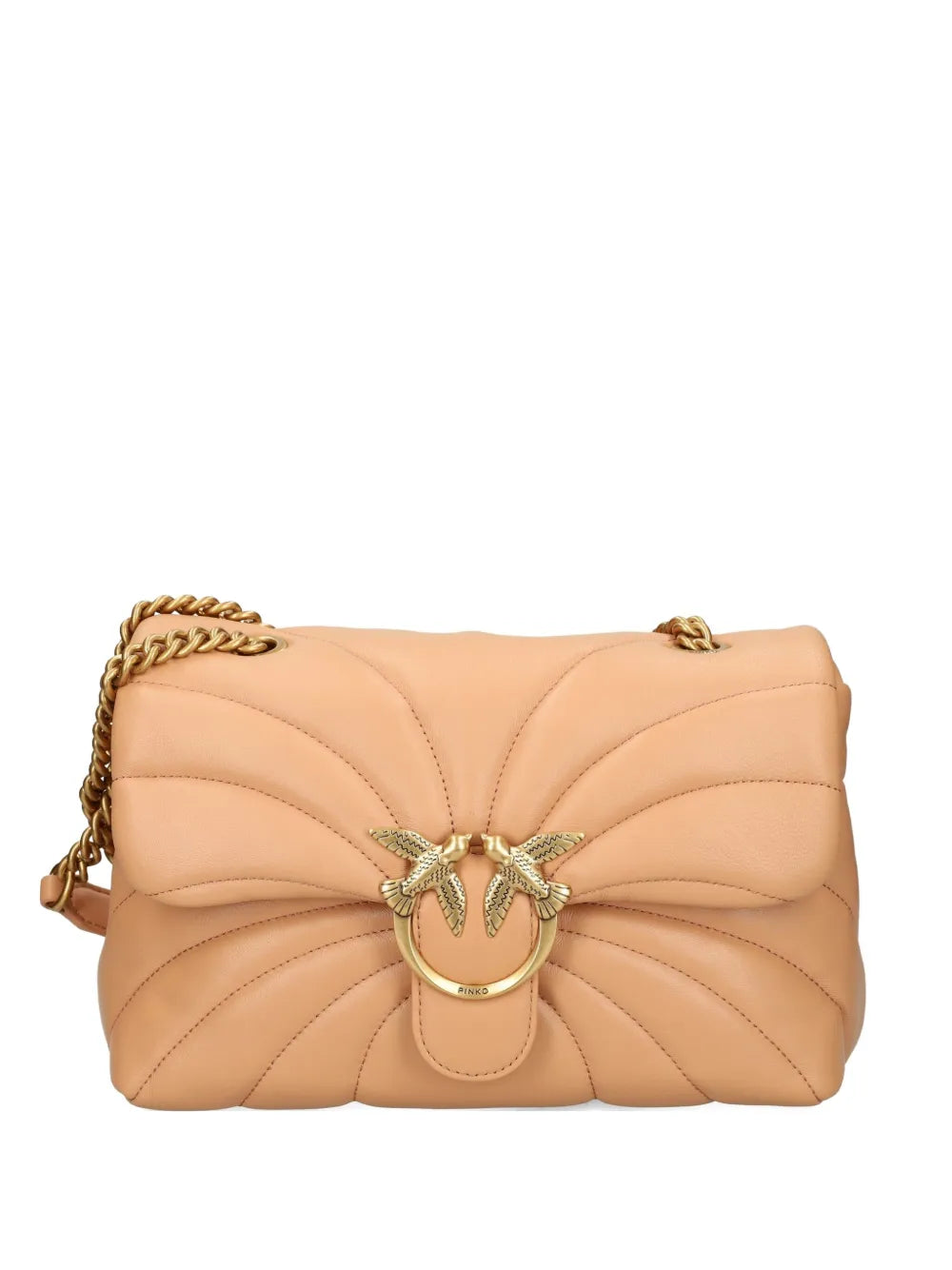 Pinko Small Love Puff Chain Strap Shoulder Bag — Same as shown — Size One Size — Front View