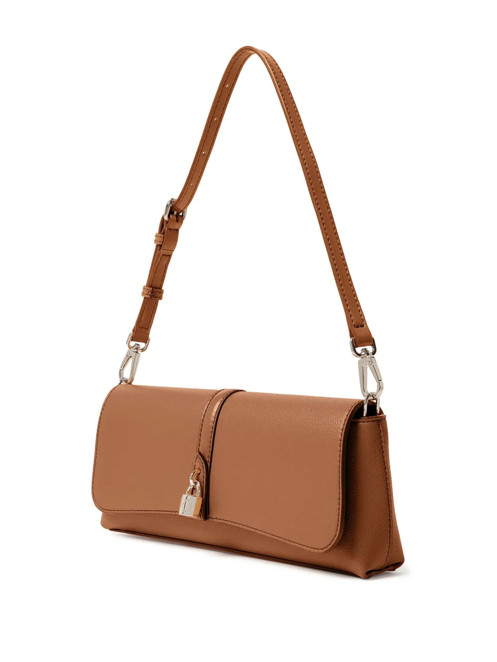 Stella Mccartney Ryder Padlock Detail Shoulder Bag — Same as shown — Size One Size — Back View