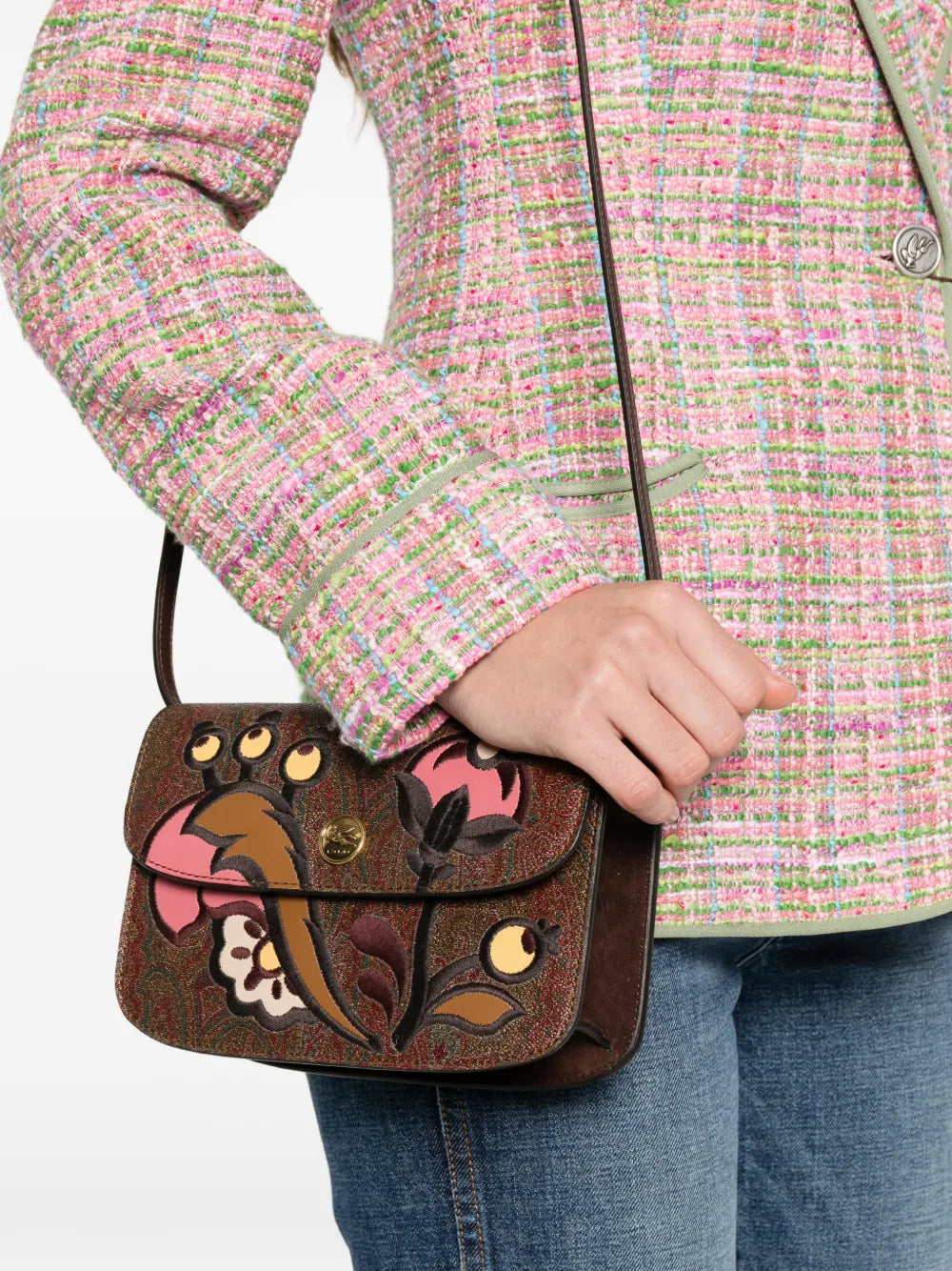 Etro Arnica Shoulder Bag — Same as shown — Size One Size — Side View