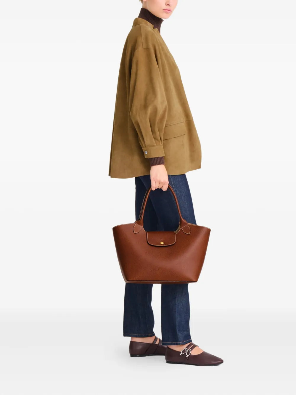 Longchamp Large Epure Shoulder Bag — Same as shown — Size One Size — Side View