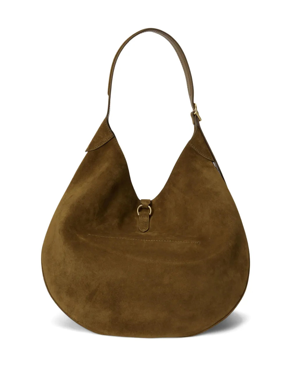 Polo Ralph Lauren Large Logo Plaque Shoulder Bag — Same as shown — Size One Size — Side View