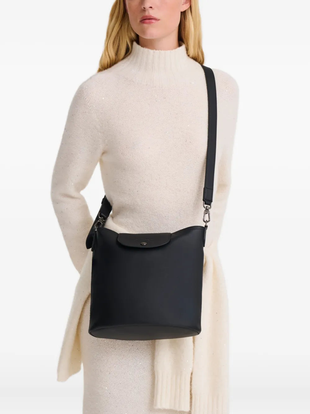 Longchamp Medium Le Pliage Xtra Leather Shoulder Bag — Same as shown — Size One Size — Side View