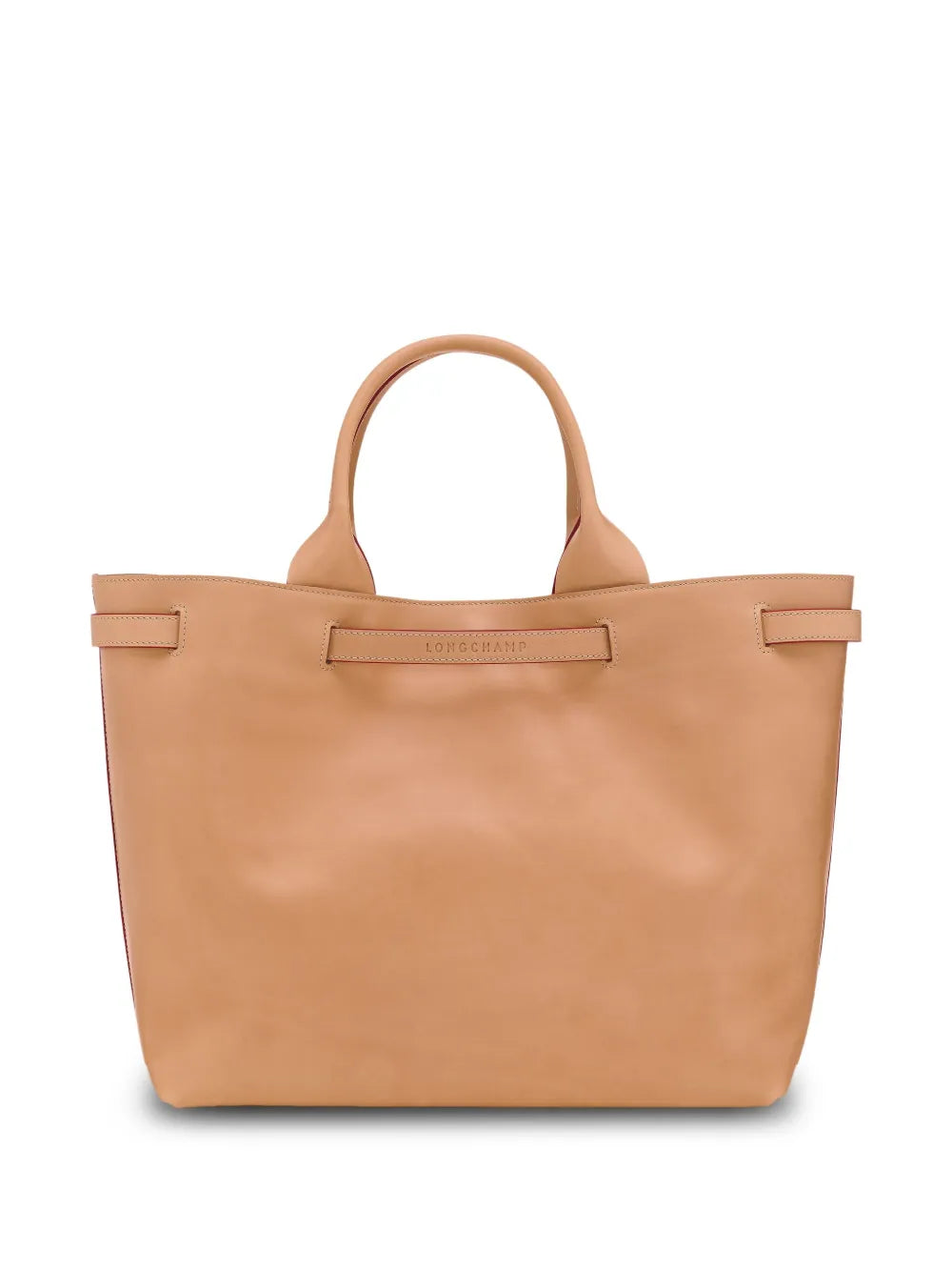 Longchamp Le Roseau L Leather Tote Bag — Same as shown — Size One Size — Back View