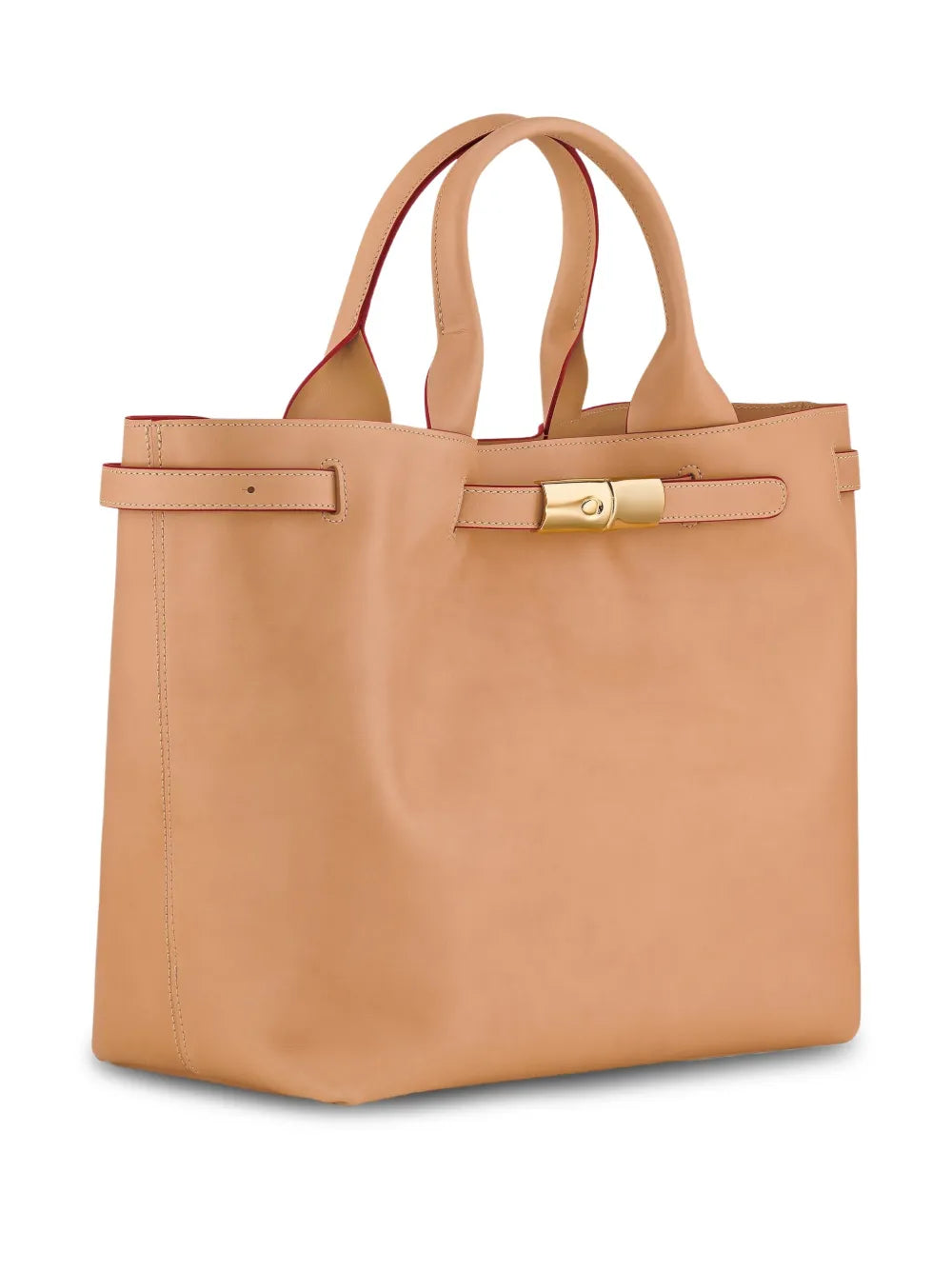 Longchamp Le Roseau L Leather Tote Bag — Same as shown — Size One Size — Top View