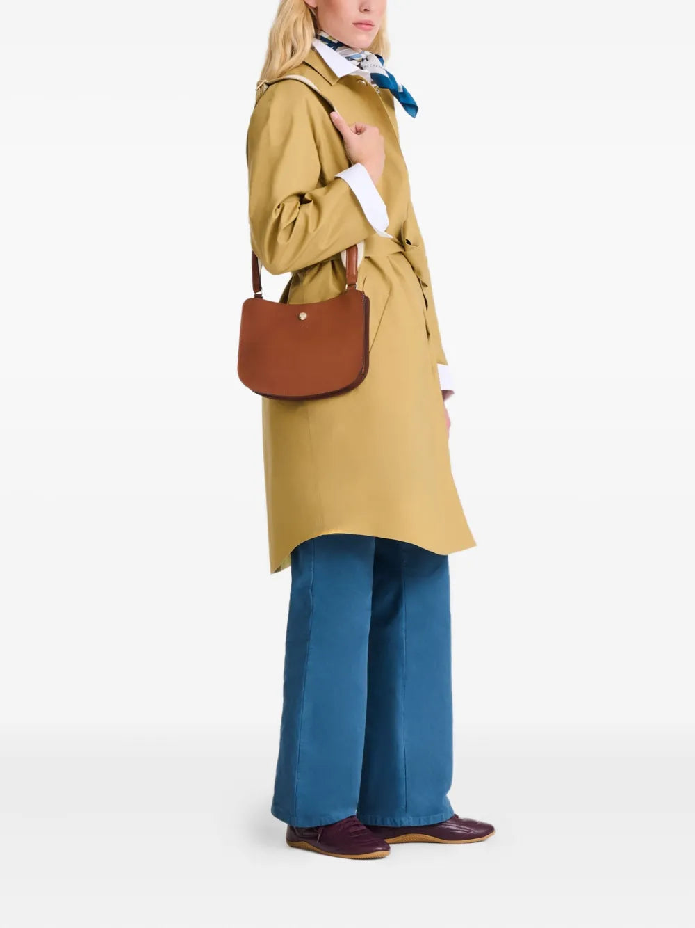 Longchamp Epure Logo Embossed Shoulder Bag — Same as shown — Size One Size — Side View
