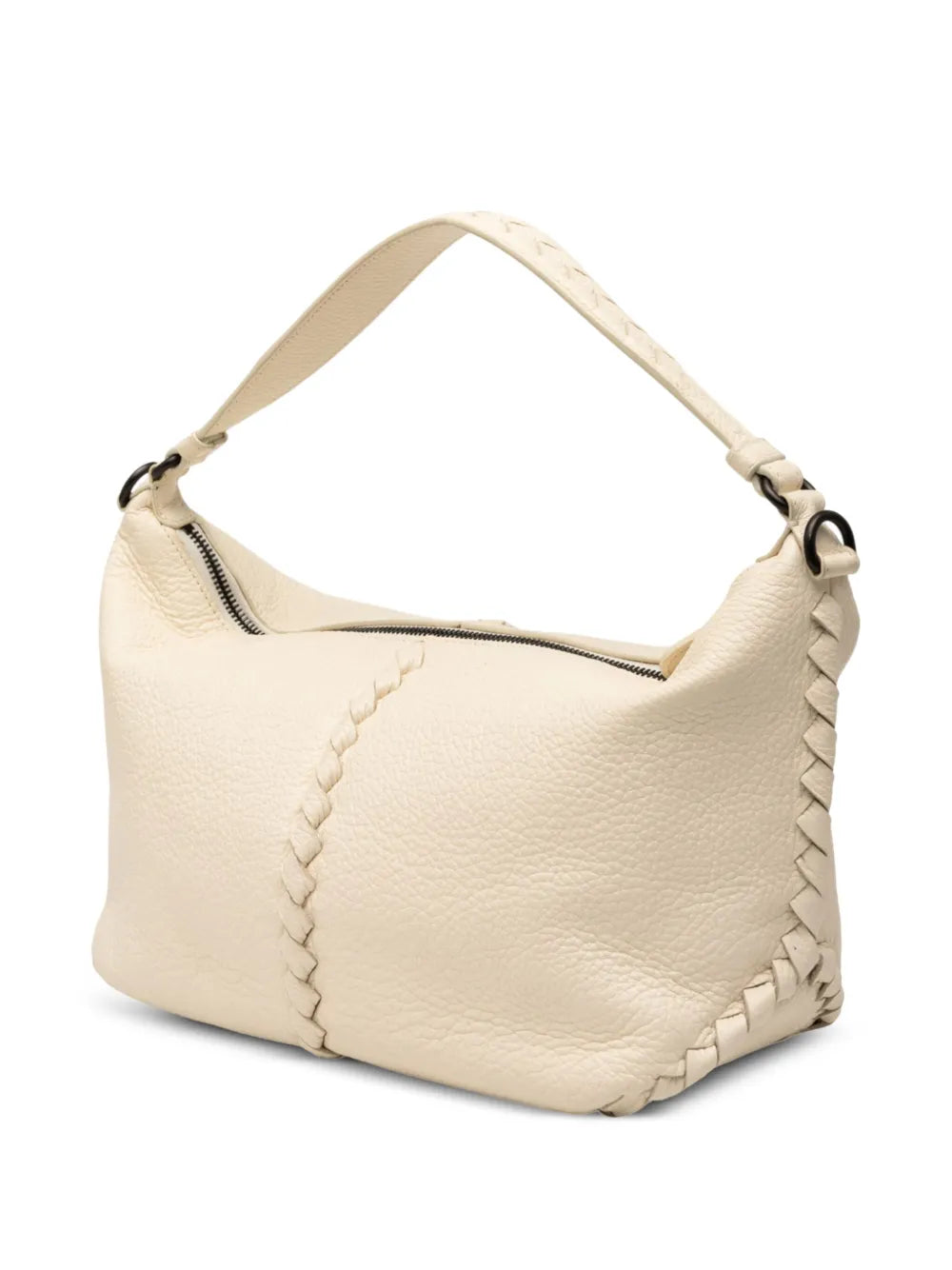 Bottega Veneta Pre Owned 2012 2025 Intrecciato Trimmed Cervo Hobo Bag — Same as shown — Size One Size — Back View