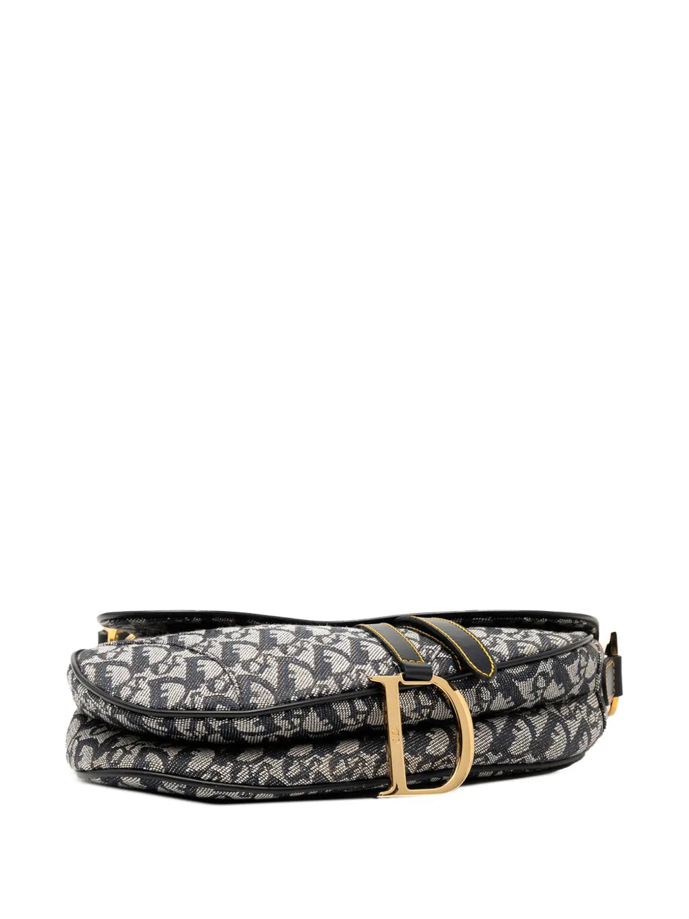 Christian Dior Pre Owned 2002 Diorissimo Canvas Saddle Bag Shoulder Bag — Same as shown — Size One Size — Top View