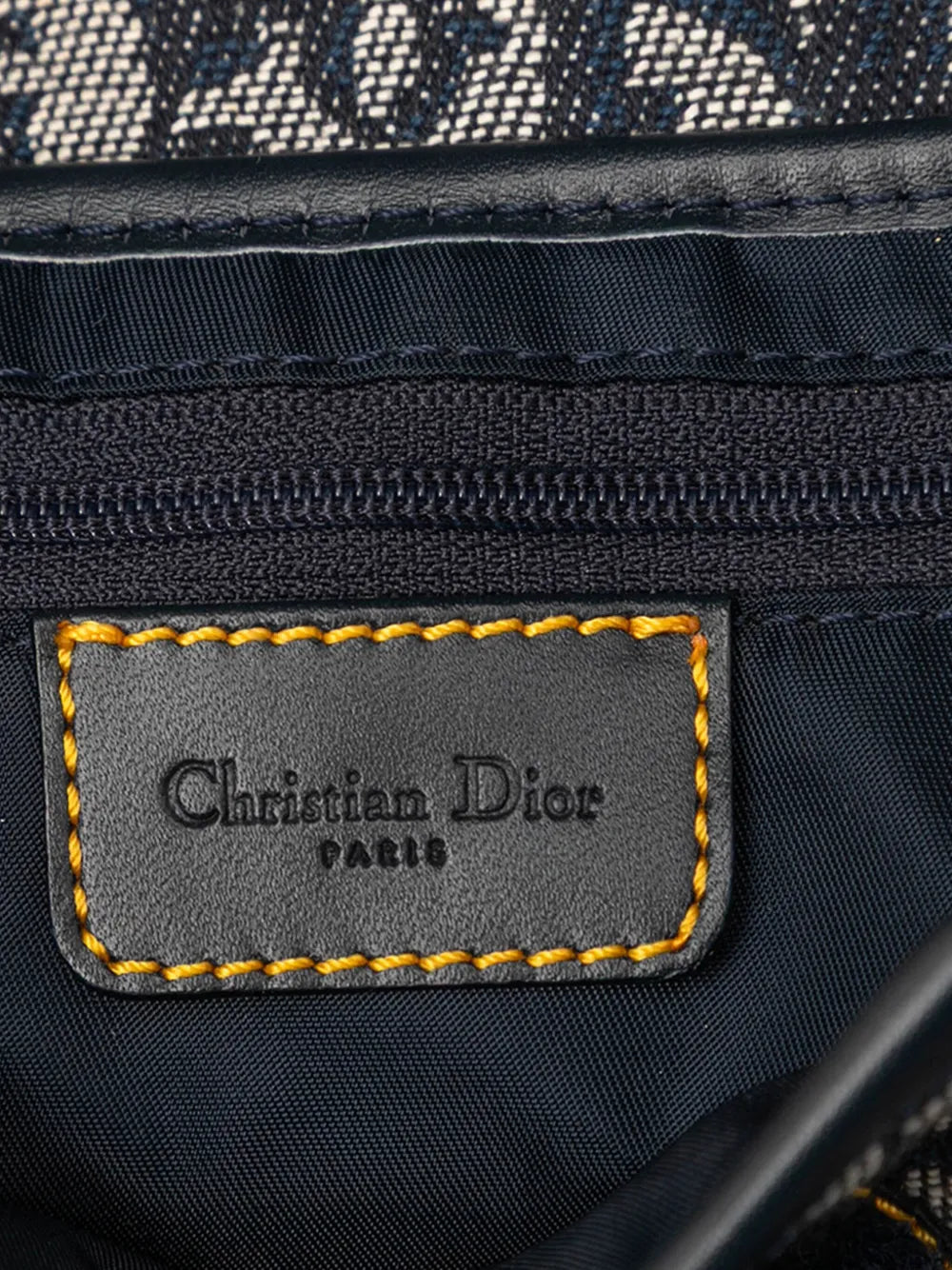 Christian Dior Pre Owned 2002 Diorissimo Canvas Saddle Bag Shoulder Bag — Same as shown — Size One Size — Lifestyle View