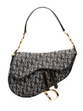 Christian Dior Pre Owned 2002 Diorissimo Canvas Saddle Bag Shoulder Bag — Same as shown — Size One Size — Front View
