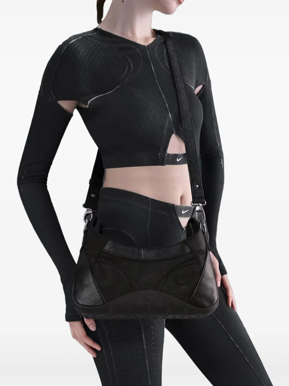 Nike X Knwls Razr Textured Shoulder Bag — Same as shown — Size One Size — Side View