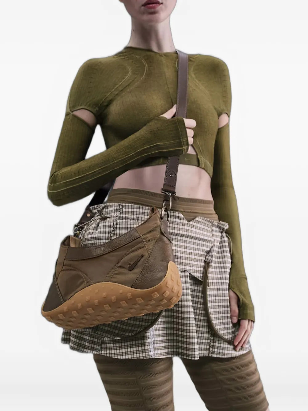 Nike X Knwls Razr Panelled Shoulder Bag — Same as shown — Size One Size — Side View