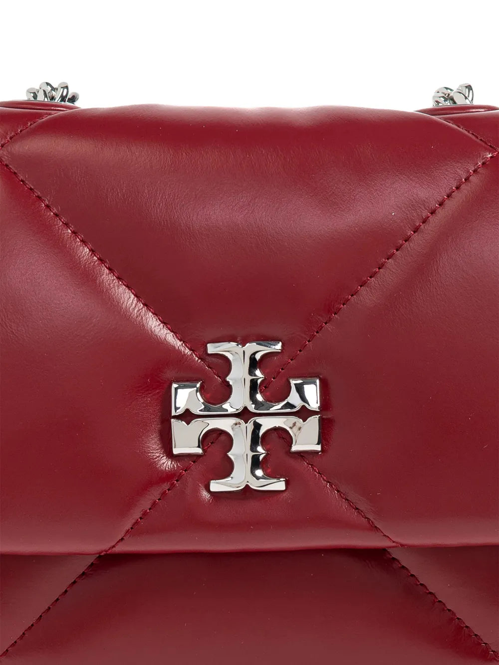 Tory Burch Quilted Design Logo Detail Chain Shouder Bag — Same as shown — Size One Size — Top View