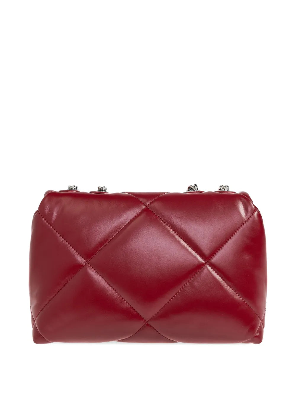 Tory Burch Quilted Design Logo Detail Chain Shouder Bag — Same as shown — Size One Size — Back View