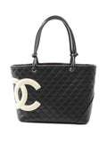 Chanel Pre Owned 2004 2005 Large Cambon Quilted Shoulder Bag — Same as shown — Size One Size — Front View