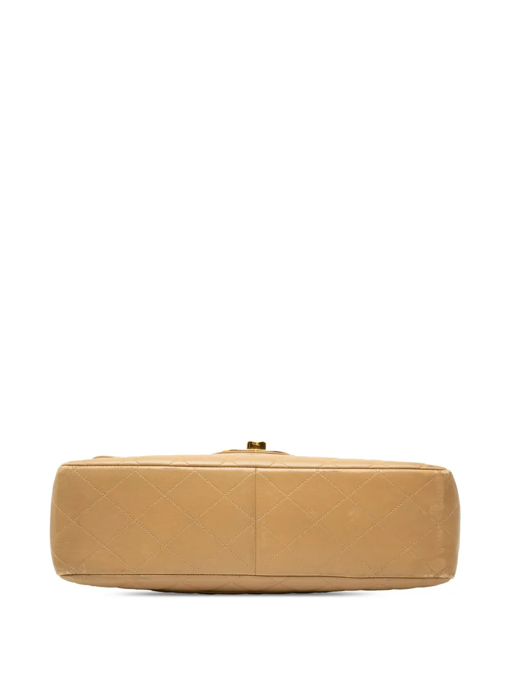 Chanel Pre Owned 1994 1996 Jumbo Xl Classic Lambskin Single Flap Shoulder Bag — Same as shown — Size One Size — Top View