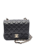 Chanel Pre Owned 2020 2021 Mini Classic Flap Matelasse Chain Shoulder Bag — Same as shown — Size One Size — Front View