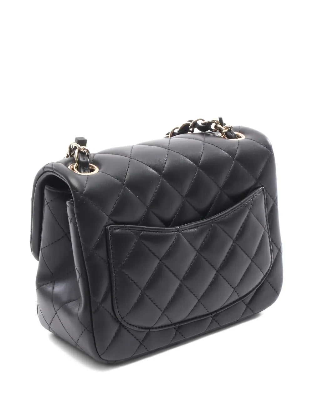 Chanel Pre Owned 2020 2021 Mini Classic Flap Matelasse Chain Shoulder Bag — Same as shown — Size One Size — Side View