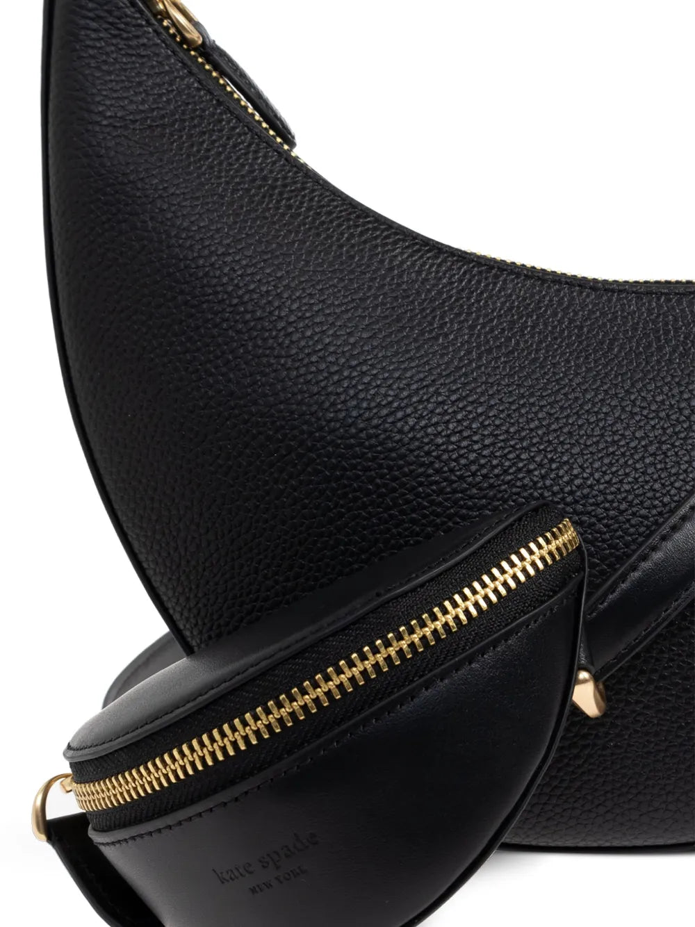 Kate Spade Duo Zip Leather Shoulder Bag — Same as shown — Size One Size — Detail View