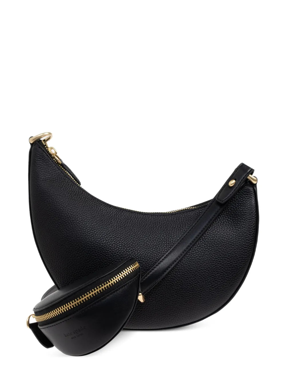 Kate Spade Duo Zip Leather Shoulder Bag — Same as shown — Size One Size — Front View