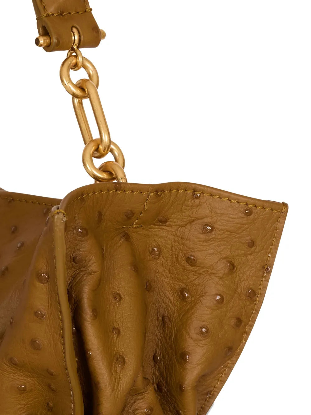 Balmain Medium Anthem Belt Detail Shoulder Bag — Same as shown — Size One Size — Top View
