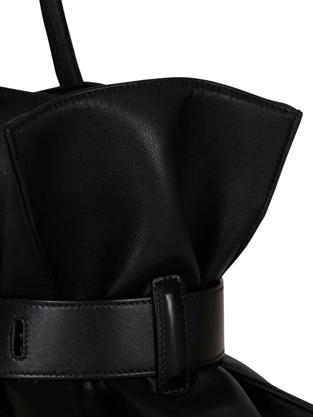 Balmain Large Anthem Buckled Shoulder Bag — Same as shown — Size One Size — Top View