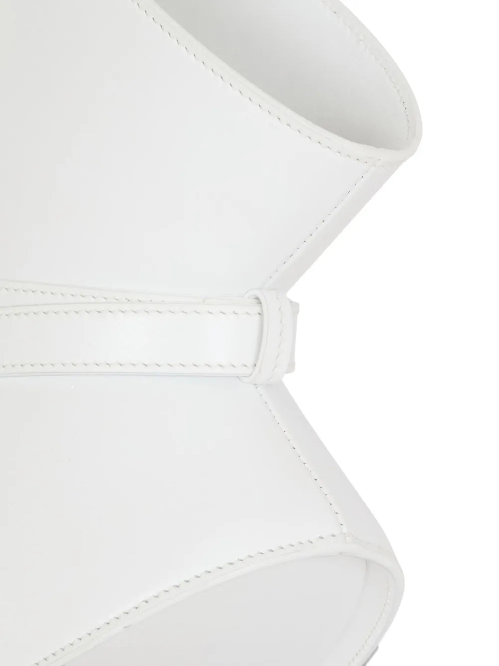Balmain Medium Belted Detail Shoulder Bag — Same as shown — Size One Size — Top View