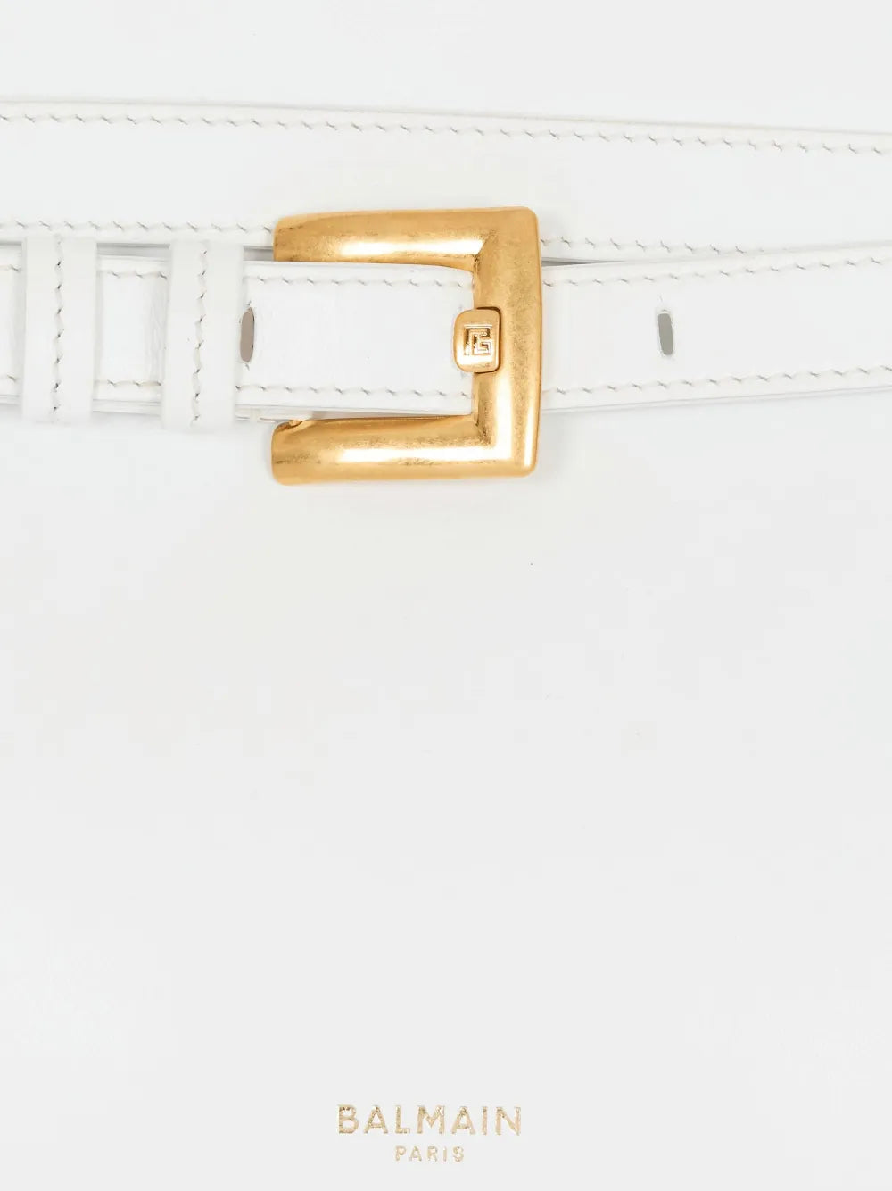 Balmain Medium Belted Detail Shoulder Bag — Same as shown — Size One Size — Detail View