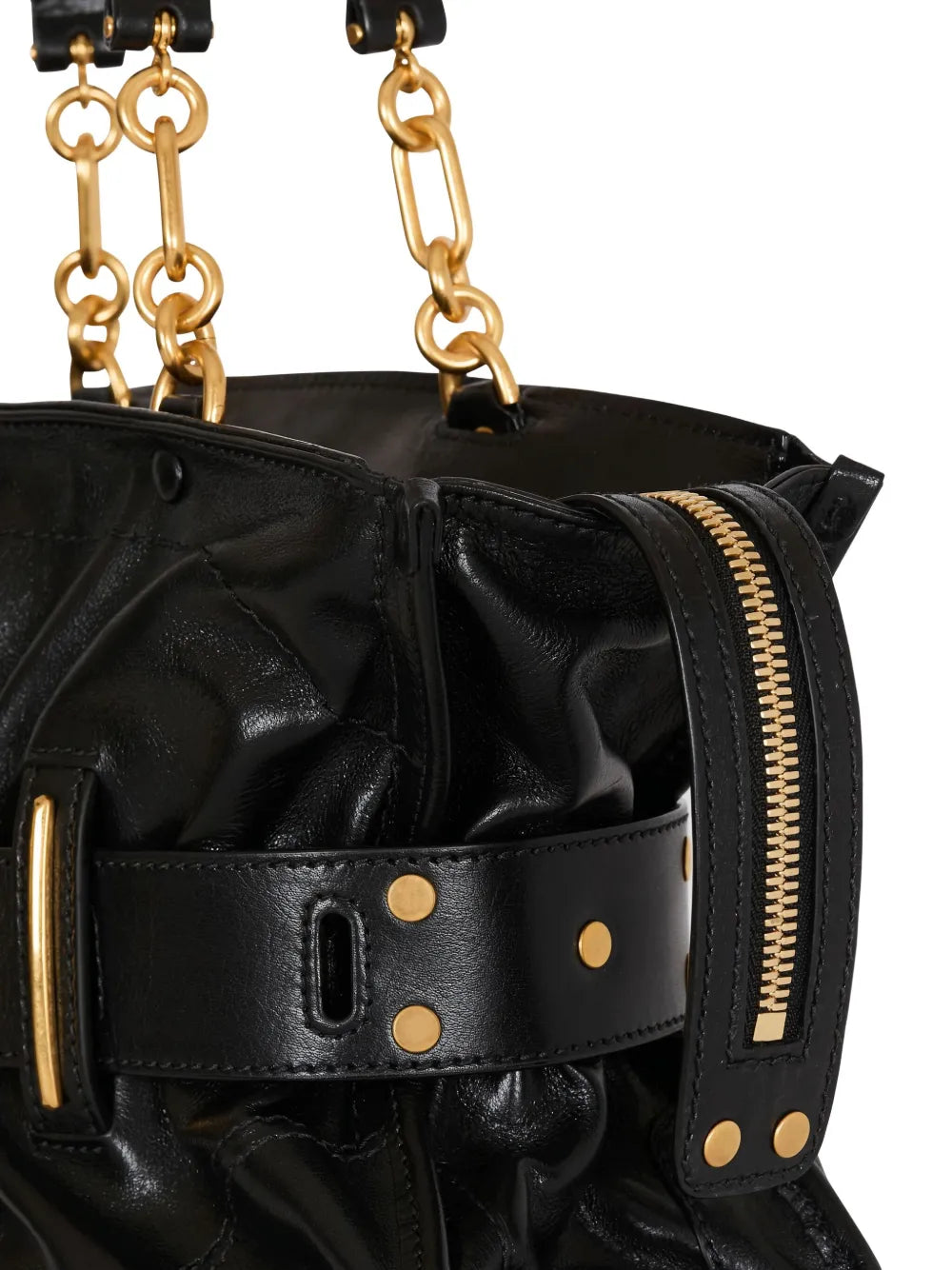 Balmain Anthem Shoulder Bag — Same as shown — Size One Size — Back View