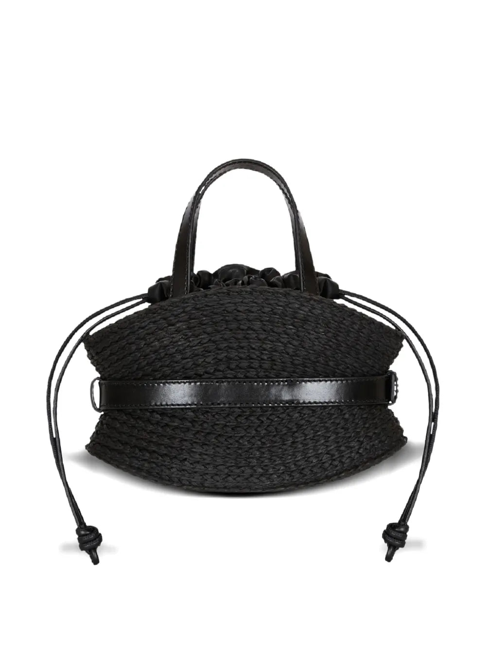 Balmain Mini Shuffle Belt Tote Bag — Same as shown — Size One Size — Back View