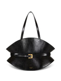 Balmain Medium Belted Detail Shoulder Bag — Same as shown — Size One Size — Front View