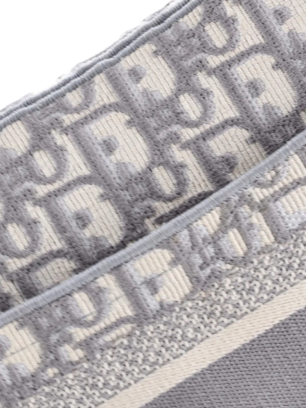 Christian Dior Pre Owned Saddle Handbag Logo Embroidered Oblique Canvas Medium Shoulder Bag — Same as shown — Size One Size — Side View