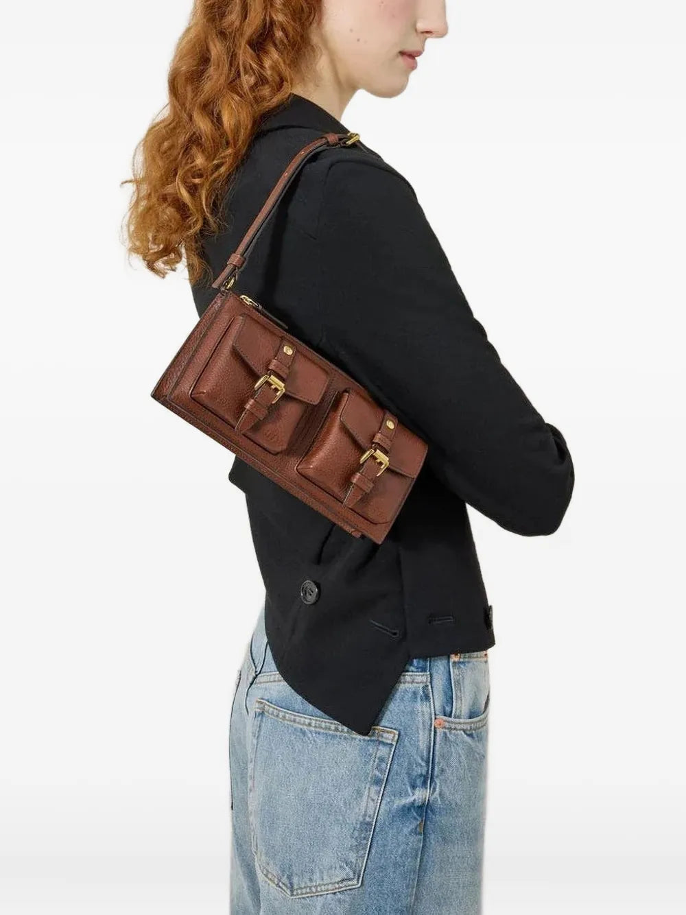 Mulberry Mini Roxanne Buckled Shoulder Bag — Same as shown — Size One Size — Side View